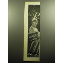 1958 Revillon Empress Chinchilla Fur Coat Advertisement - The precious fur