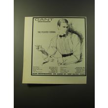 1960 Gant Shirts Ad - The pleated formal
