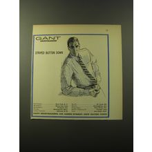 1960 Gant Shirts Ad - Striped Button Down