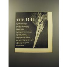 1960 Macy's Department Store Ad - The Bill on a Giant Heron is no news