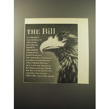 1960 Macy's Department Store Ad - The Bill on a Golden Eagle is no news