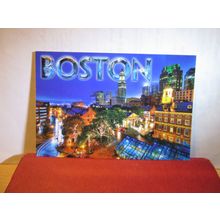 QUINCY MARKET, BOSTON, MASSACHUSETTS, USA unused postcard =