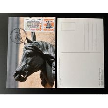 France 2022 YT 5437A Maxi Carte Surch. Moulins Allier Timbres Passions Licorne