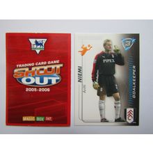Antti Niemi - Fulham - Shoot Out 2005 2006 Magic Box Football Card (EF1)