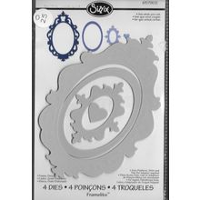 Sizzix Framelits. Frames Fancy Oval Die Set. Die Cutting Cardmaking Scrapbooking