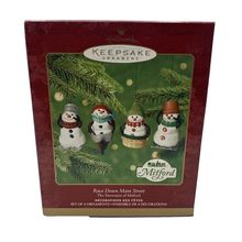 2000 Hallmark Ornament Race Down Main Street Mitford Snowmen