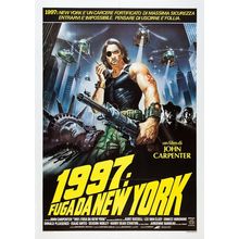 Escape from New York (1981)_3 Movie Film Poster Canvas iconic design