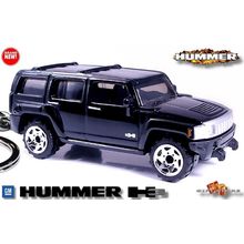 HTF RAREKEYCHAIN TRIPLE BLACK HUMMER H3 4x4 CUSTOM Ltd Ed.