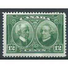 Canada 1927 SG272 12c Green Mounted Mint ....