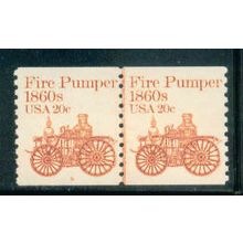 1908 20c Fire Pumper Very Fine MNH Dry Gum CNP Left 5 W0249