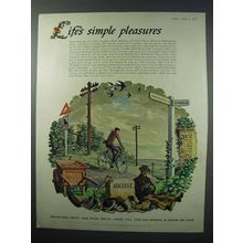 1960 Midland Bank Ad - Life's Simple Pleasures - August
