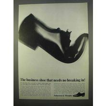 1963 Johnston & Murphy Shoe Ad - No Breaking In