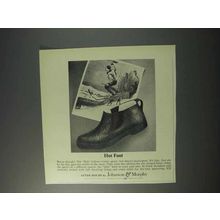 1963 Johnston & Murphy Shoes Ad - Hot Foot