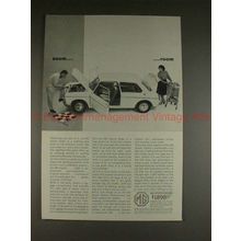 1963 MG Sports Sedan Ad - Zoom Room, NICE!!!