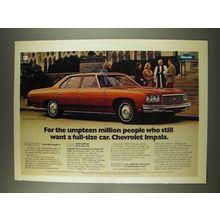 1976 Chevrolet Impala S 4-Door Car Ad