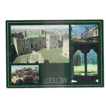 multiview, LUDLOW, SHROPSHIRE. unused postcard Historic Ludlow =