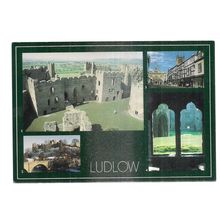 multiview, LUDLOW, SHROPSHIRE. unused postcard Historic Ludlow #