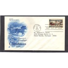 FDC Art Craft 1551 10c Christmas (Cachet-Typed/A) CV41699