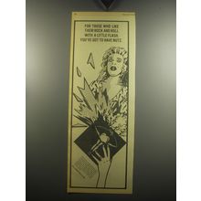 1974 Nutz Album Ad - For those who like their rock and roll with flash