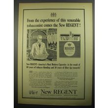1956 Regent Cigarettes Ad - From the experience of this venerable tobacconisst