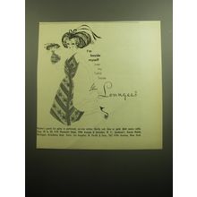 1958 Loungees Dress Ad - I'm beside myself over my Tahiti Tease