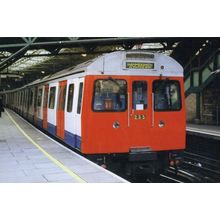 Hammersmith & City Line Tube Shepherds Bush Train 1998 C Stock Postcard