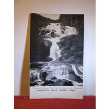 CHARLOTTE FALLS, SIERRA LEONE unused antique postcard =