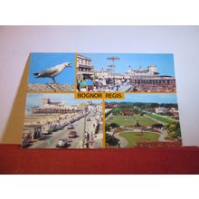 multiview, BOGNOR REGIS, SUSSEX used postcard by Colourmaster PLX3395 =