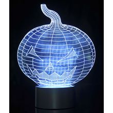 3D Pumpkin Laser Cut Precision LED Lights