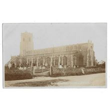 Blythburgh Church, Suffolk, RP Postcard.