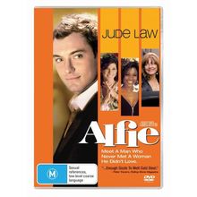 Alfie | 2004 Version DVD | Jude Law, Marisa Tomei | Region 4