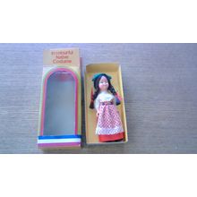 Nationality Costume Doll (Switzerland) with Sleeping Eyes (Boxed) - VINTAGE