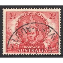 AUSTRALIA 1946: CENTENARY OF MITCHELL'S EXPLORATION - 2½d USED (G1)