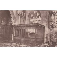 ED 430 CIRENCESTER CHURCH - GARSTANG CHAPEL . PRINTED POSTCARD