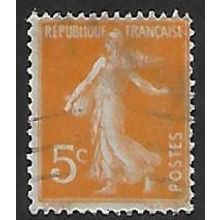 Mi 140: 5 c. pale orange Definitive Stamp: Sower