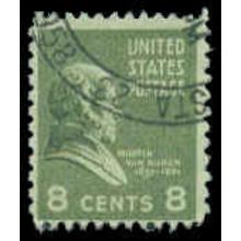 Used 813 8c Martin Van Buren Barely Clears M07865