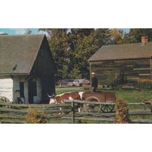 Upper Canada Village Farm Blacksmiths Shop Cabinet Makers Ontario 1960s Postcard