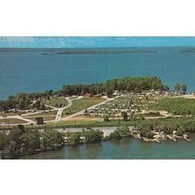Tudhope Park Lake Couchiching Highway 12a 12b Orillia Ontario Canada Postcard