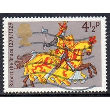 GB 1974 Medieval Warriors - Robert the Bruce 4½p Used