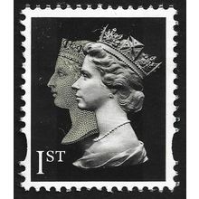 GB 2009 Q. Victoria and QE2 1st P14.75 x 14 Sc#MH394 USED @I234