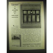 1929 Dahlstrom Door Ad - Christopher Columbus School