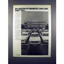 1972 Volvo Car Ad - Bad Cars Don't Sell!