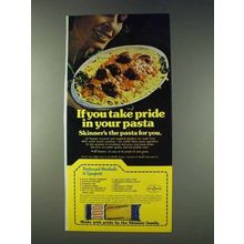 1978 Skinner Pasta Ad - If You Take Pride In