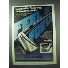 1978 Spalding Top-Flite Clubs Ad - Lite Dynamic Shafts