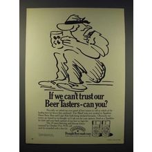 1978 Sparklets Beer Ad - Can't Trust Our Tasters