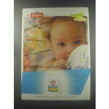 1998 Carnation Alsoy Formula Ad - Likes soft music, warm baths
