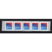 3693 5c Sea Coast Very Fine MNH Strip of 5 PAL4379