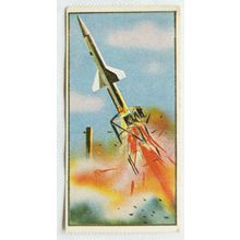 1965 Primrose Confectionery card Space Patrol No. 21 25-27 HTV Missile