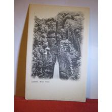 KITT'S STEPS, LYDFORD, TAVISTOCK, DEVON unused antique postcard =