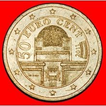 Ⰶ NORDIC GOLD (2002-2024):AUSTRIA★50 EURO CENTS 2011 LUSTRE★LOW START★NO RESERVE